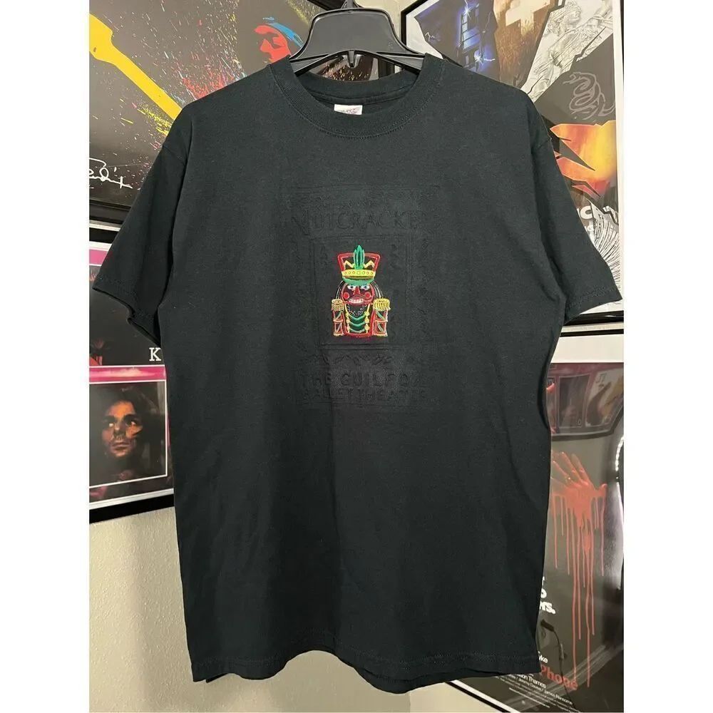 Vintage Y2K Nutcracker Embossed Christmas Tee